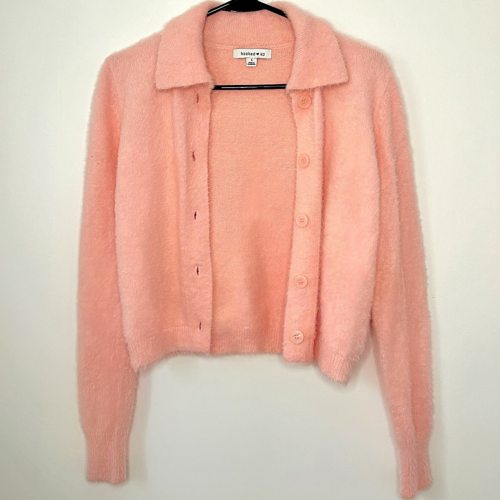 Pink Cardigan